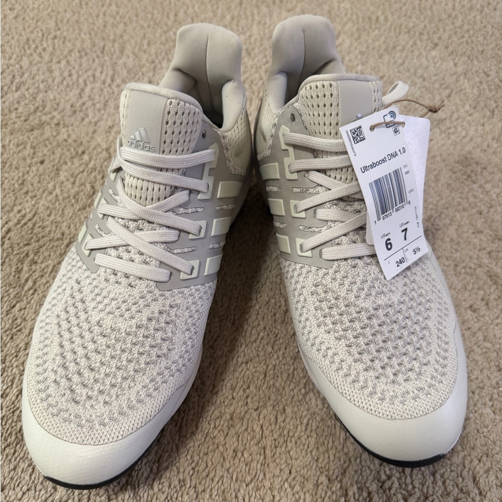 adidas Ultraboost DNA 1.0 Baseball Cleat— Cream/Light Beige
